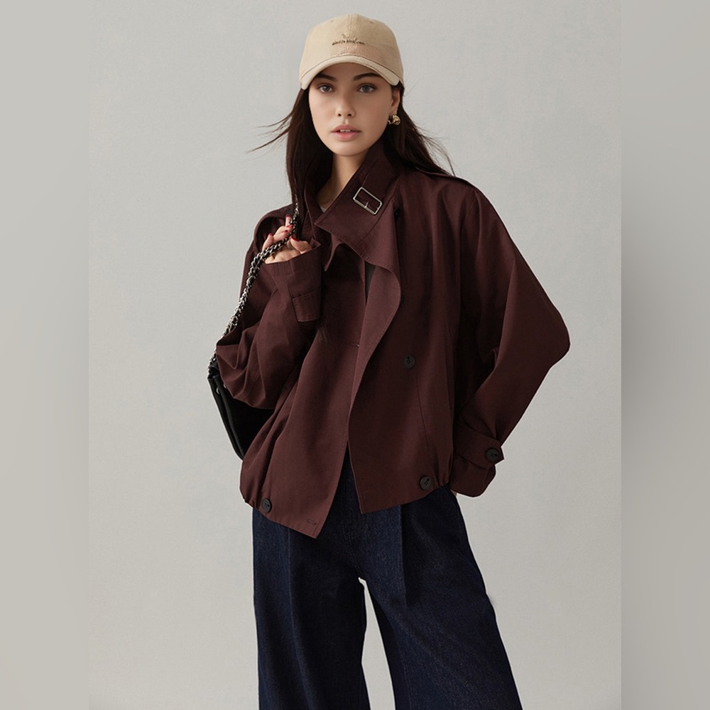 Commense Vintage Loose Trench Coat